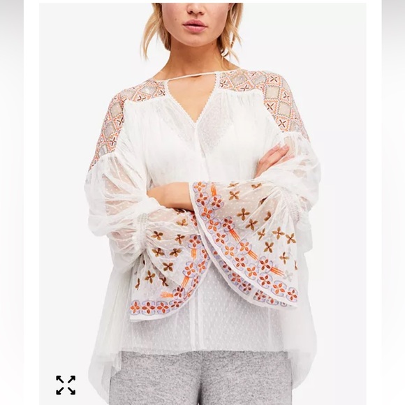 Free People Joyride Blouse Medium - Picture 5 of 16